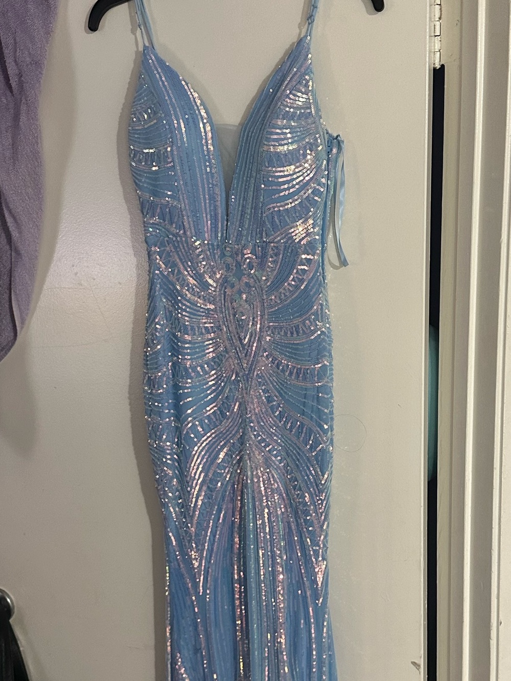 Pauline Formal Sequin Draped Bead Bodycon Dress Windsor